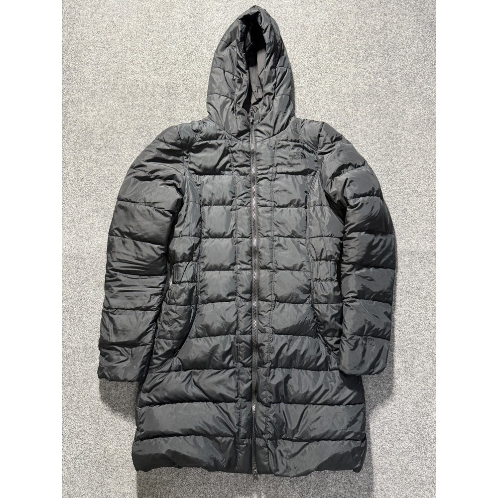 The‎ North Face Metropolis Down Jacket Womens Small Parka Coat 550 Fill Black